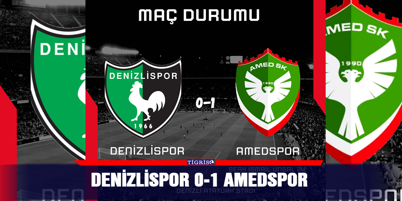 Denizlispor 0 - Amedspor  1