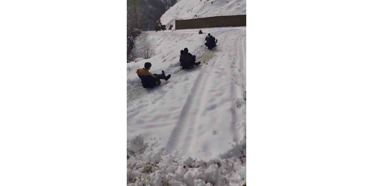 Kar en çok çocukları sevindirdi