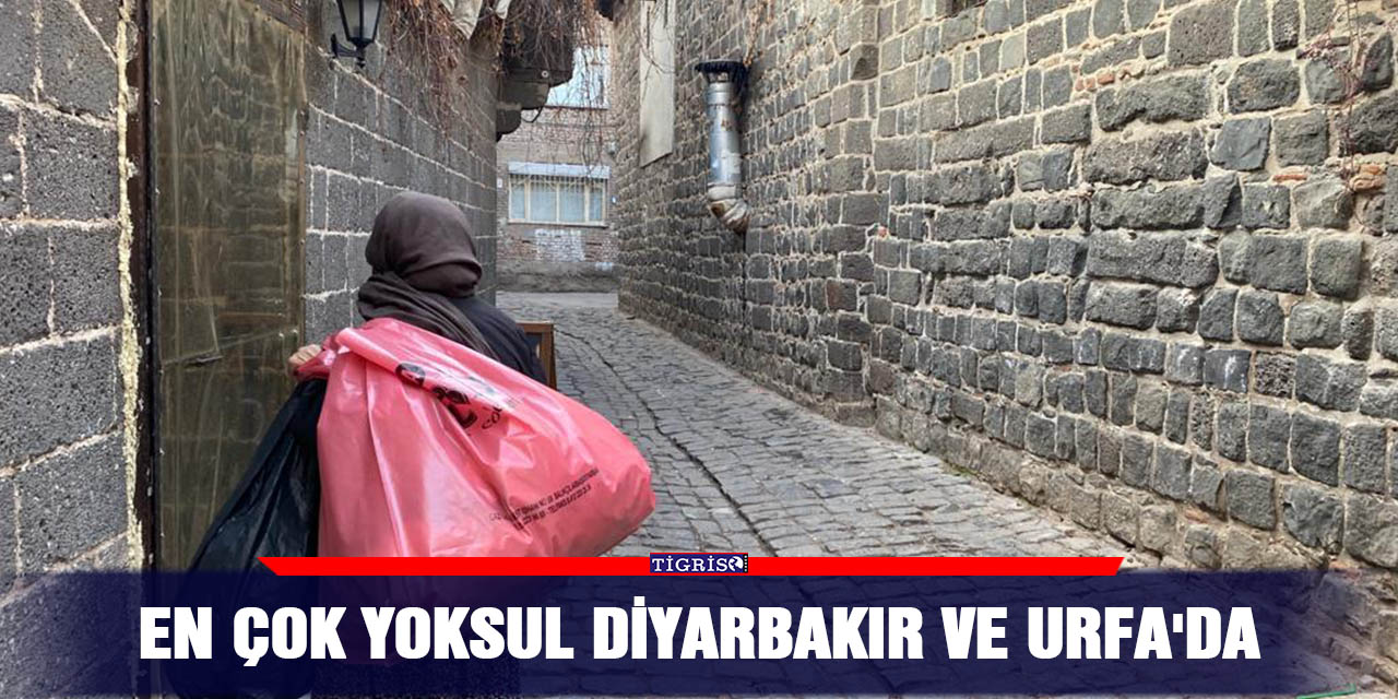 En çok yoksul Diyarbakır ve Urfa'da