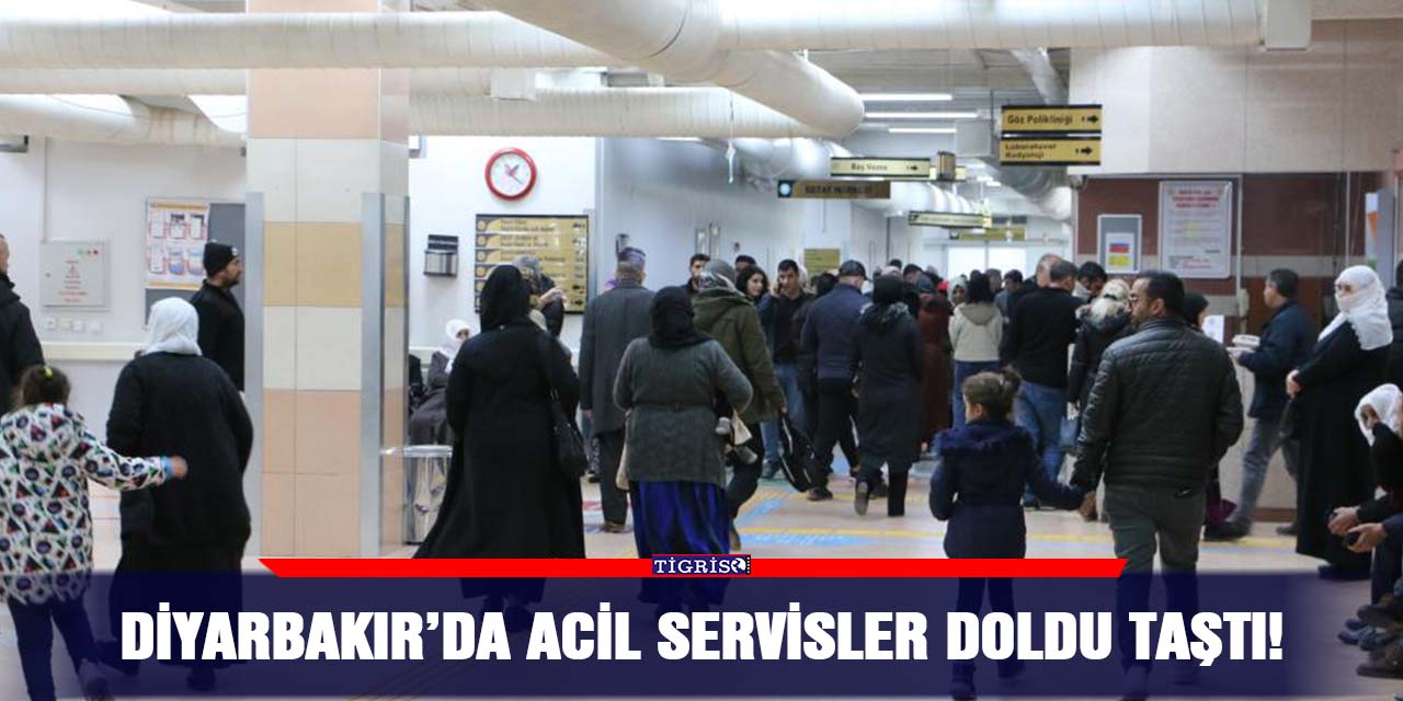 VİDEO - Diyarbakır’da acil servisler doldu taştı!