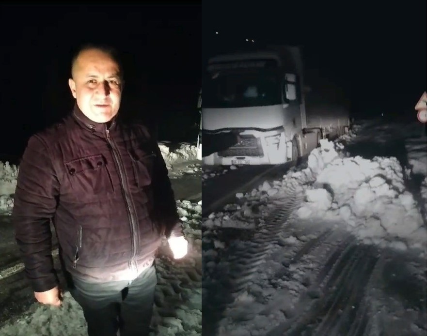 Kara yolu ulaşıma açıldı