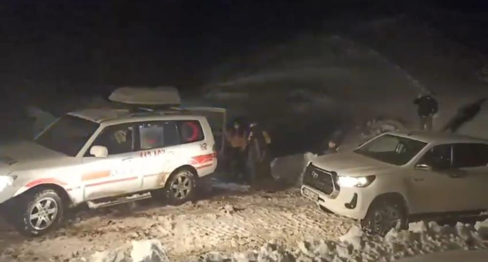 Sağlık ekipleri  6 saatlik çalışma sonrası hastaya ulaştı