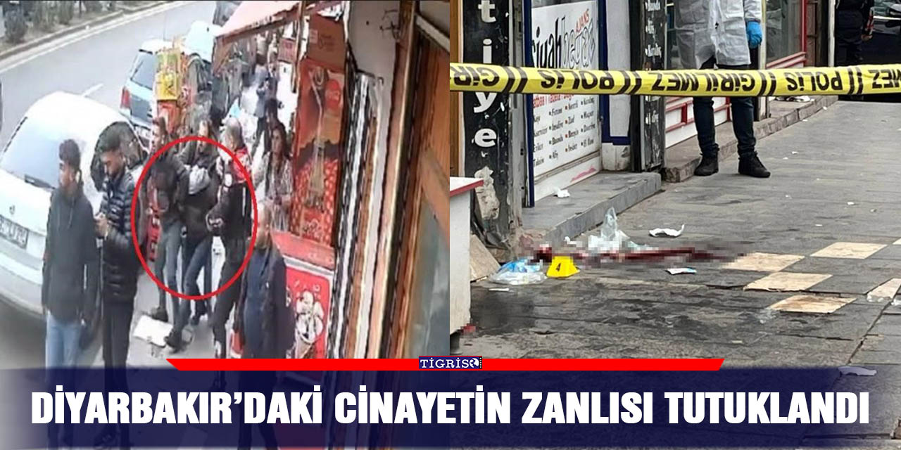 Diyarbakır’daki cinayetin zanlısı tutuklandı