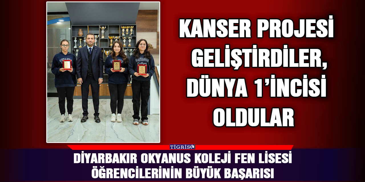 Diyarbakır Okyanus koleji Fen Lisesi öğrencilerinin büyük başarısı