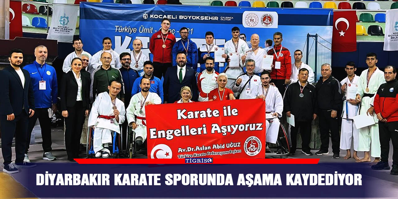 Diyarbakır Karate sporunda aşama kaydediyor