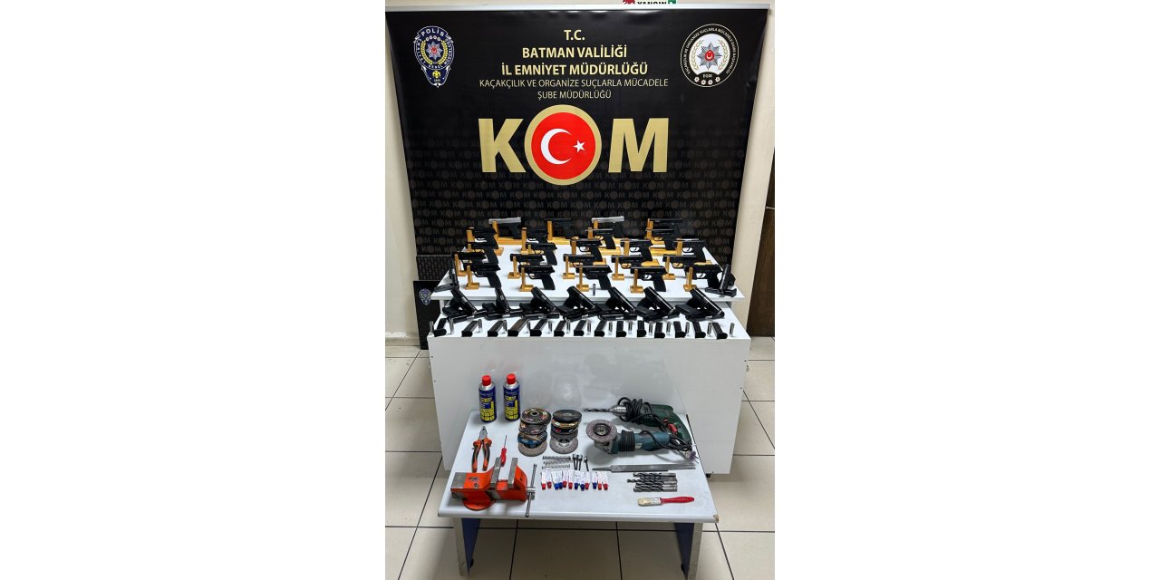 Batman'da silah kaçakçılığı operasyonu