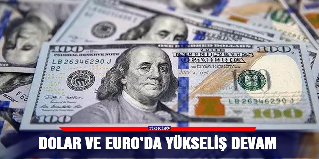 Dolar ve Euro’da yükseliş devam