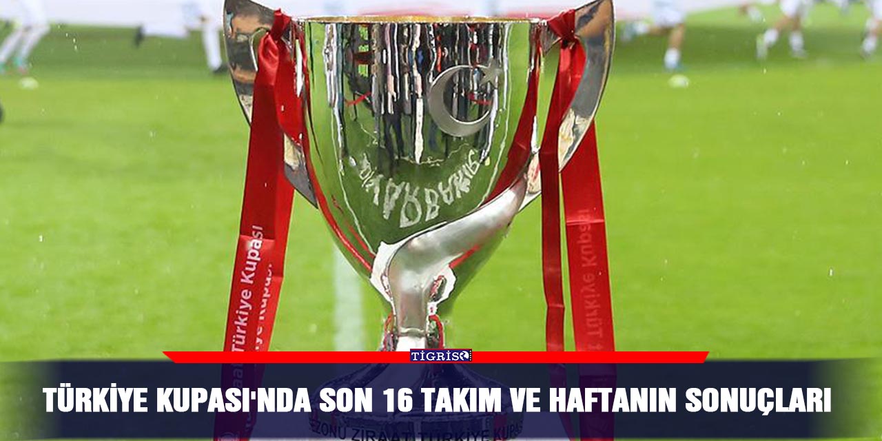 Türkiye Kupası'nda son 16 takım ve haftanın sonuçları