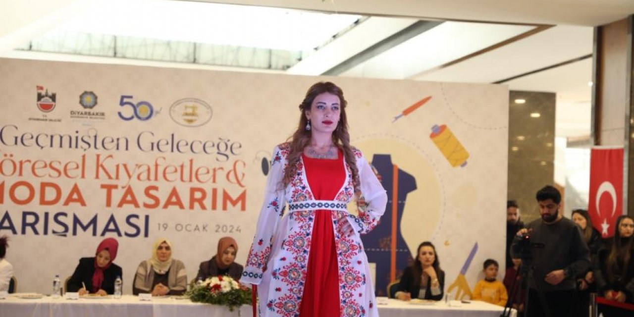 Diyarbakır’da yöresel kıyafetler ve moda tasarım yarışması düzenlendi