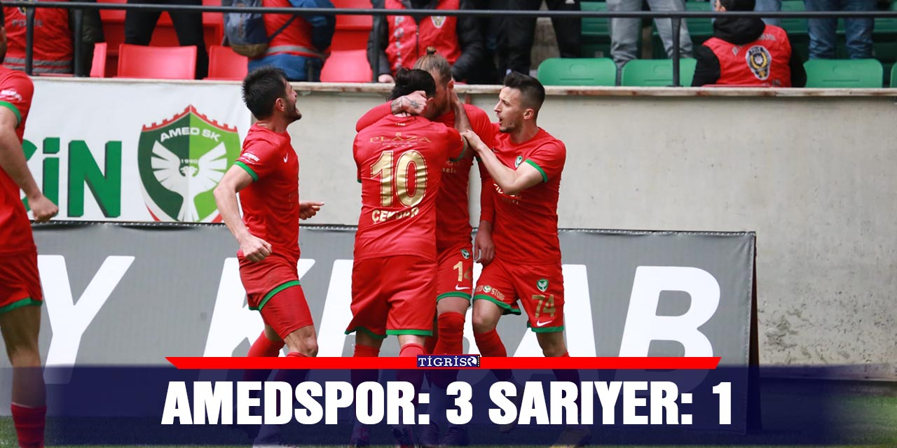 Amedspor: 3 Sarıyer: 1