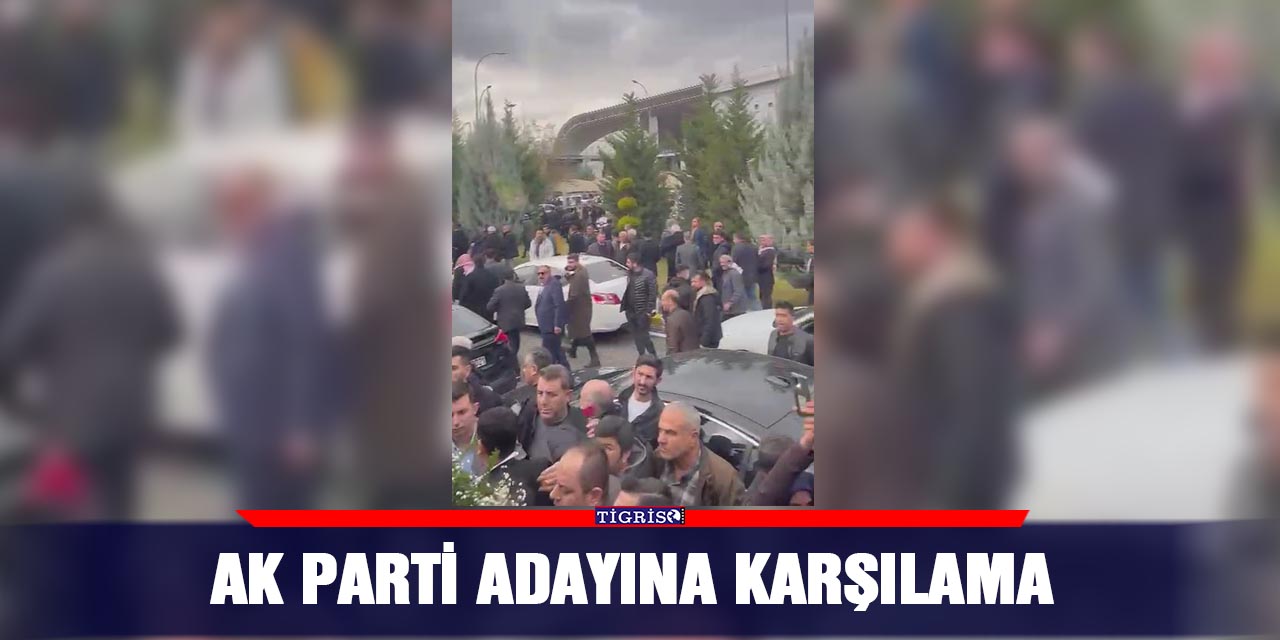 AK Parti adayına karşılama