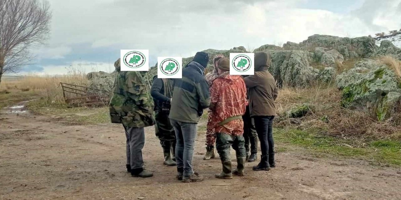 Avlanan 3 kişiye idari para cezası