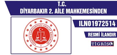 T.C. DİYARBAKIR 2. Aile Mahkemesinden ESAS NO: 2022/66 Esas