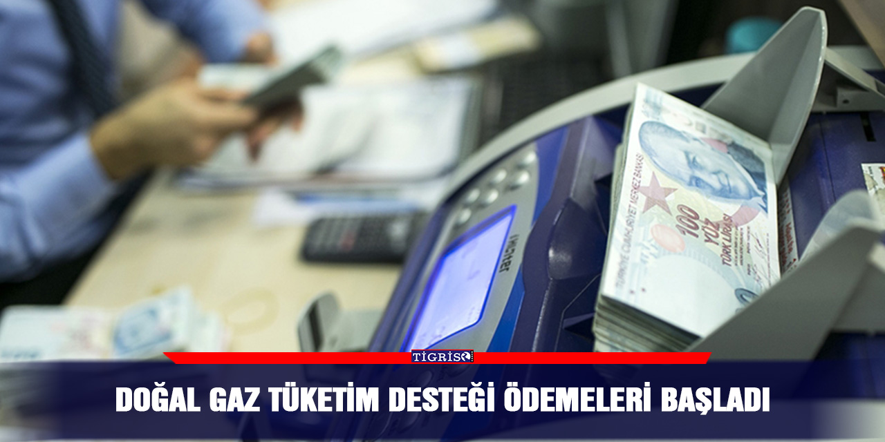 Doğal gaz tüketim desteği ödemeleri başladı