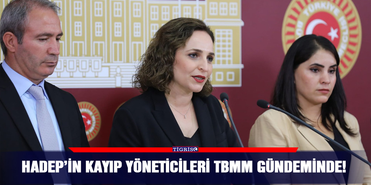 HADEP’in kayıp yöneticileri TBMM gündeminde!