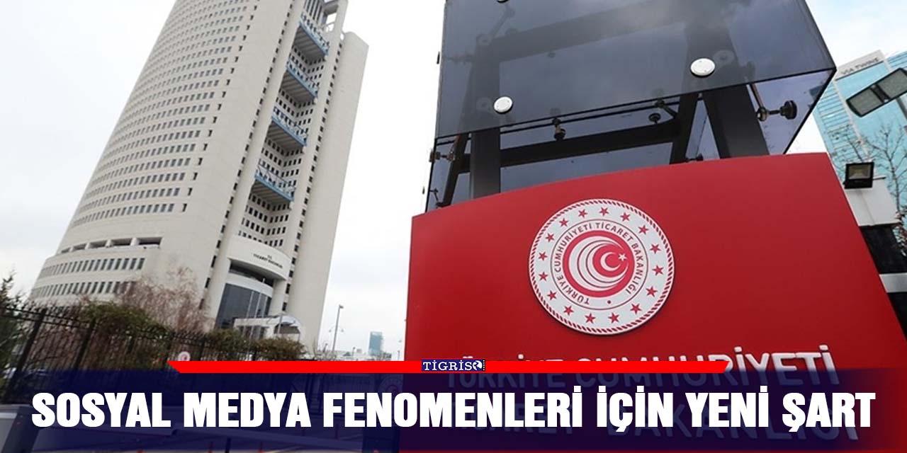 Sosyal medya fenomenleri için yeni şart