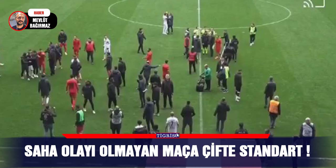 VİDEO - Saha olayı olmayan maça çifte standart !