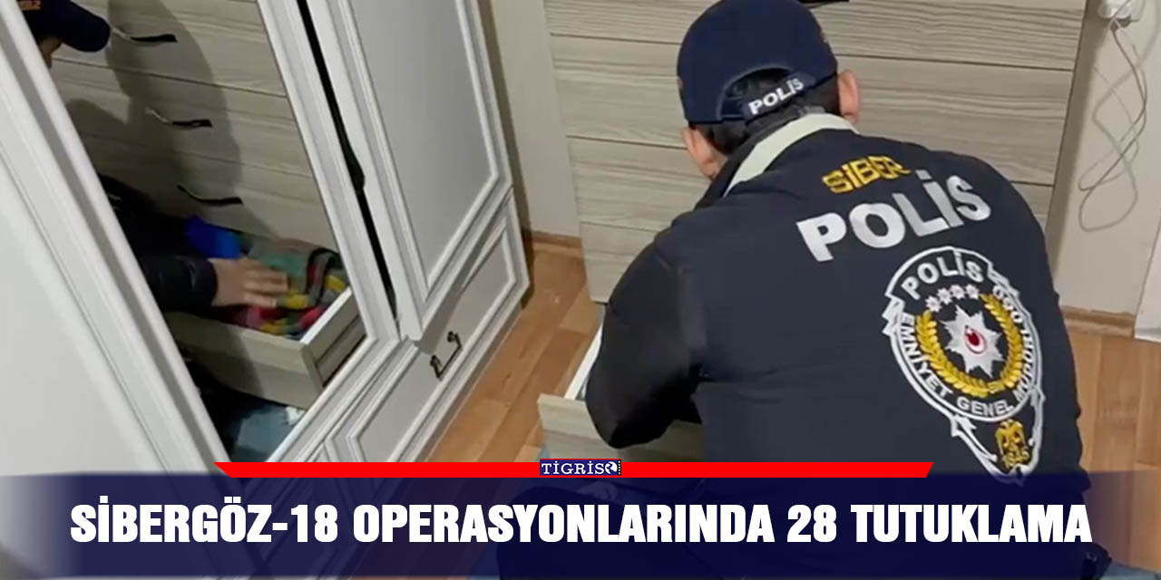 VİDEO - Sibergöz-18 operasyonlarında 28 tutuklama
