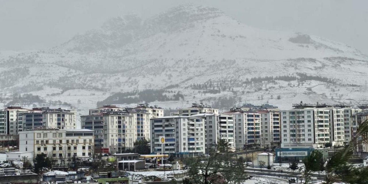 Diyarbakır’da kar manzaraları