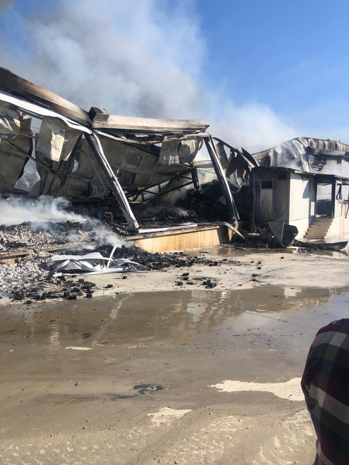 Mersin’deki fabrika yangını korkuttu