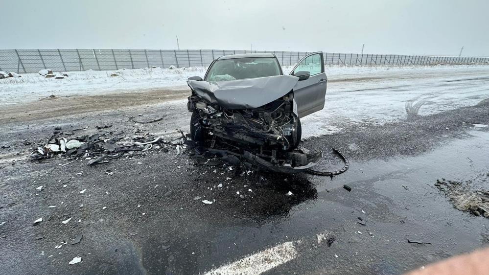 Kars’ta trafik kazası; 1’i ağır 9 yaralı