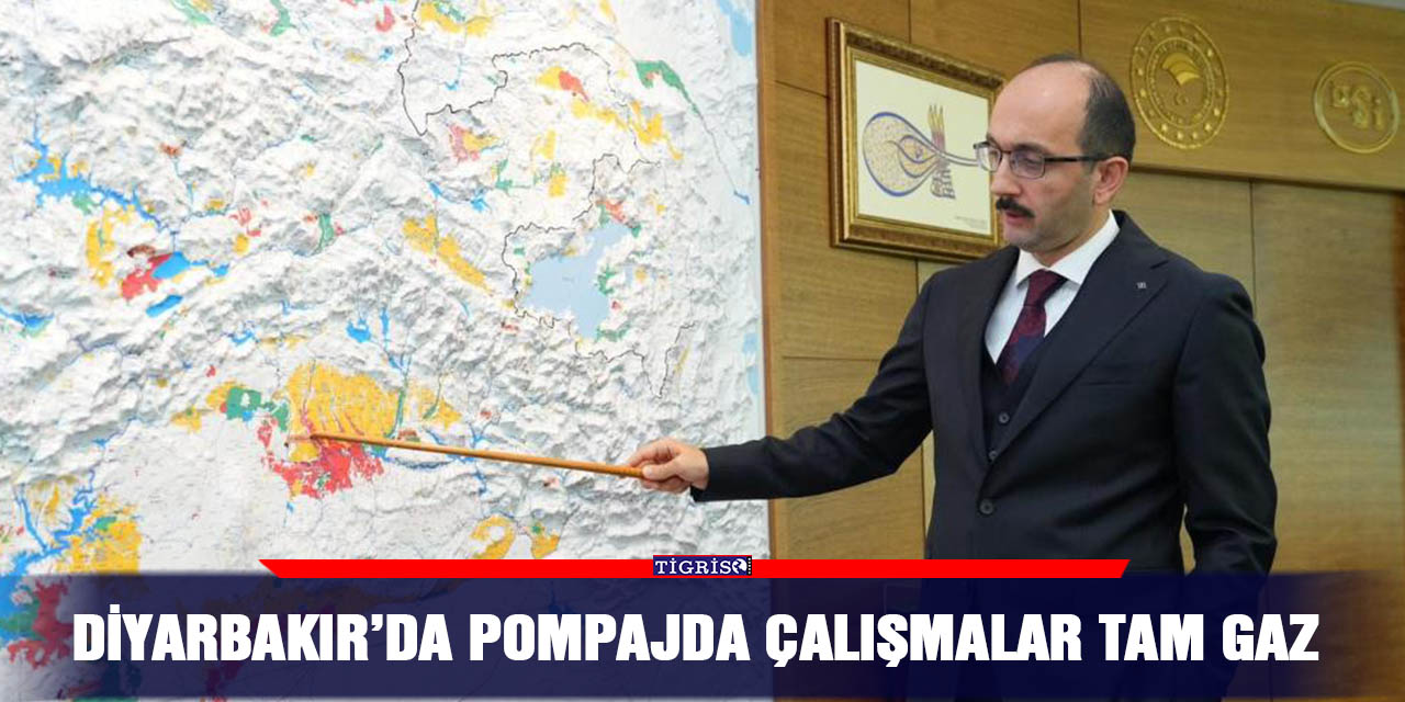 Diyarbakır’da pompajda çalışmalar tam gaz