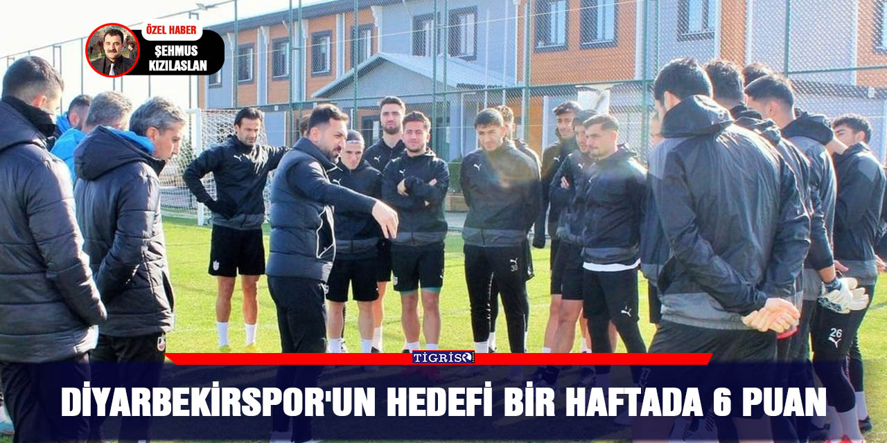 Diyarbekirspor'un hedefi bir haftada 6 puan