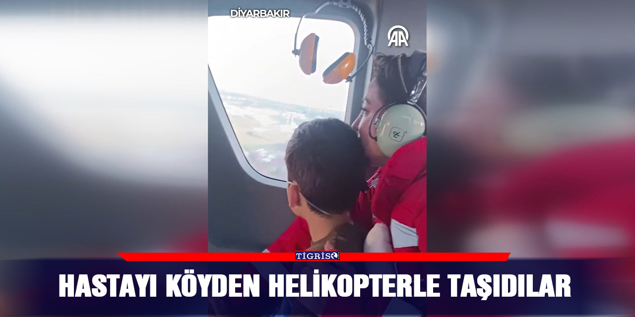 VİDEO - Hastayı köyden helikopterle taşıdılar