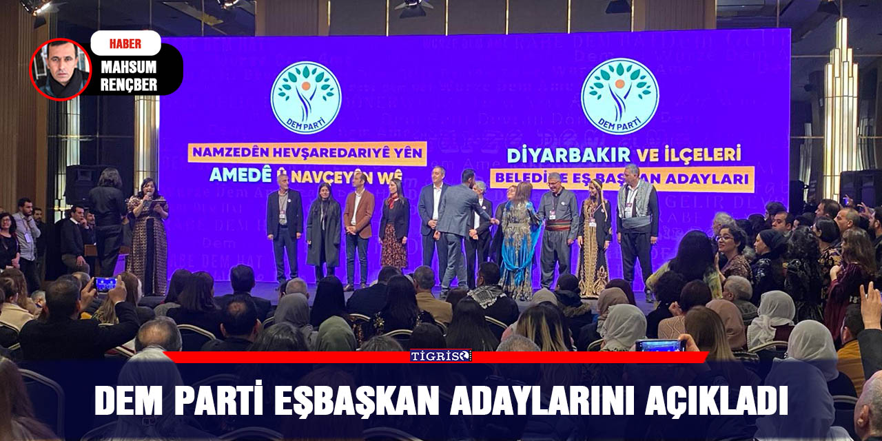 DEM Parti Eşbaşkan adaylarını açıkladı
