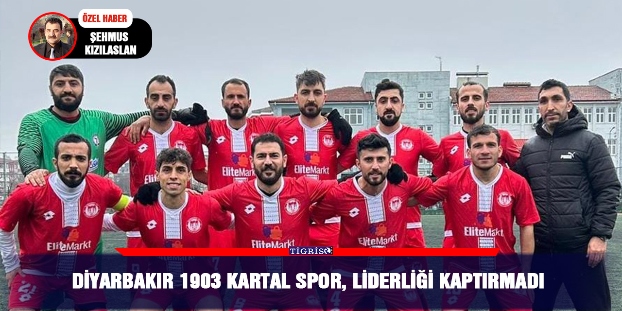 Diyarbakır 1903 Kartalspor, liderliği kaptırmadı