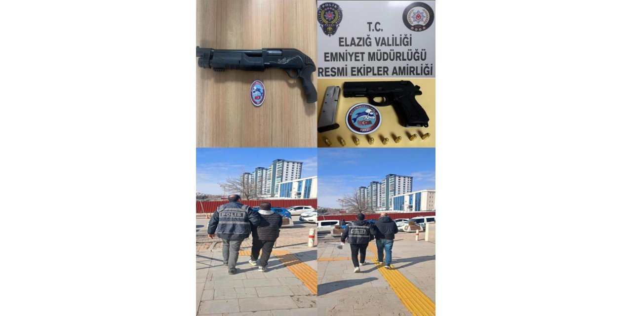 Elazığ’da kesinleşmiş hapis cezası bulunan 5 kişi tutuklandı