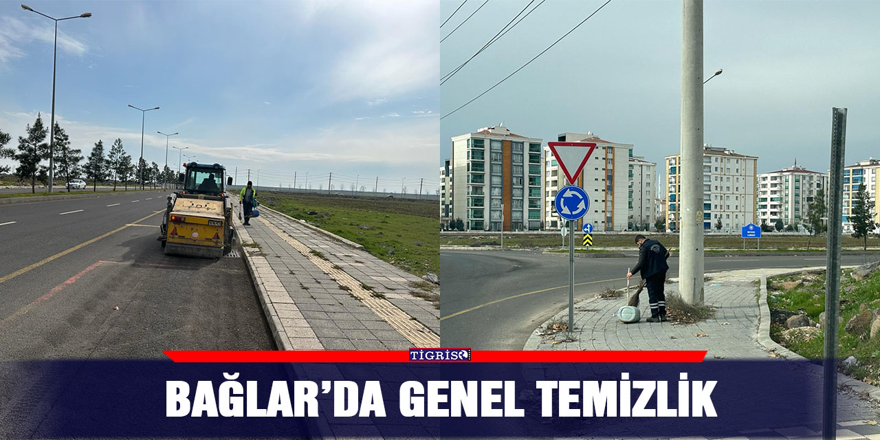 Bağlar’da genel temizlik