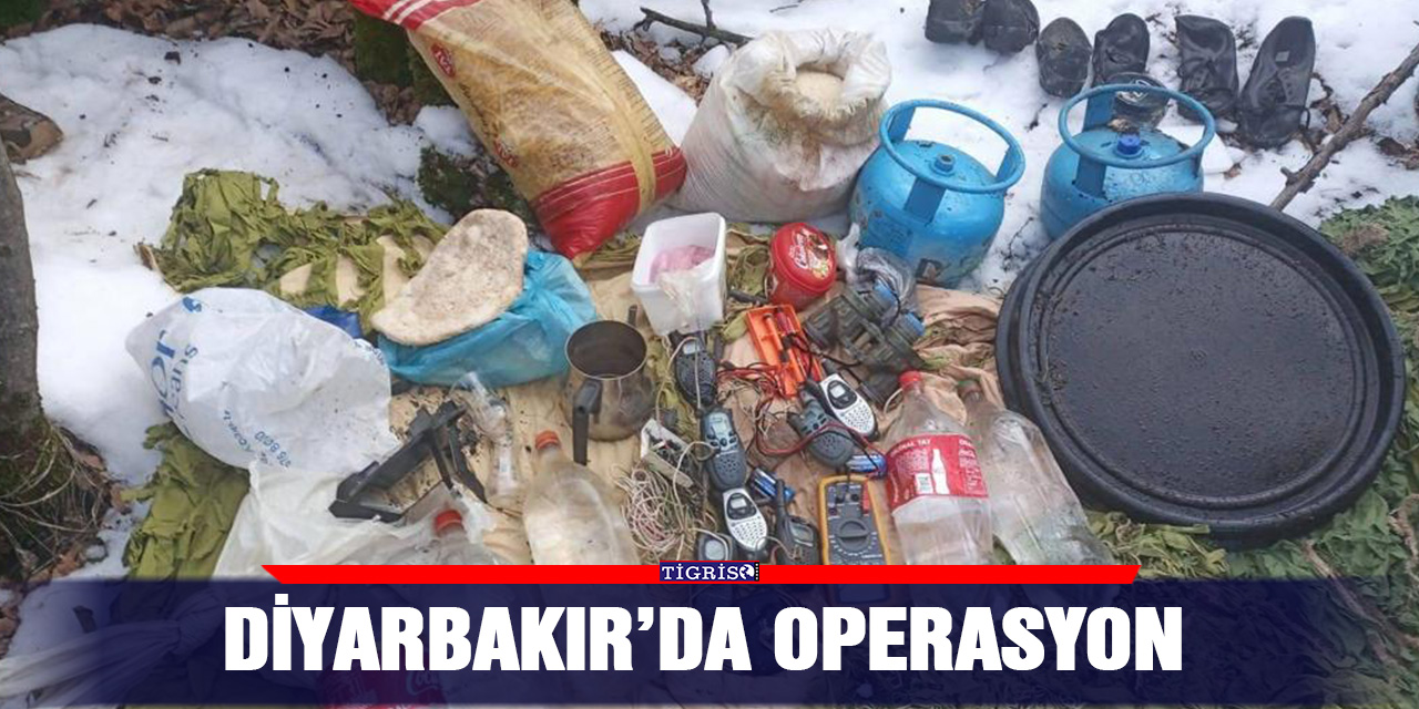 Diyarbakır’da operasyon