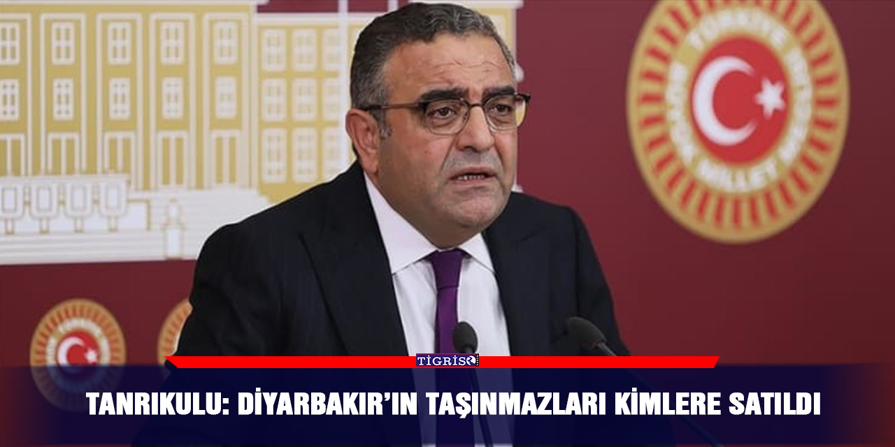 Tanrıkulu: Diyarbakır’ın taşınmazları kimlere satıldı