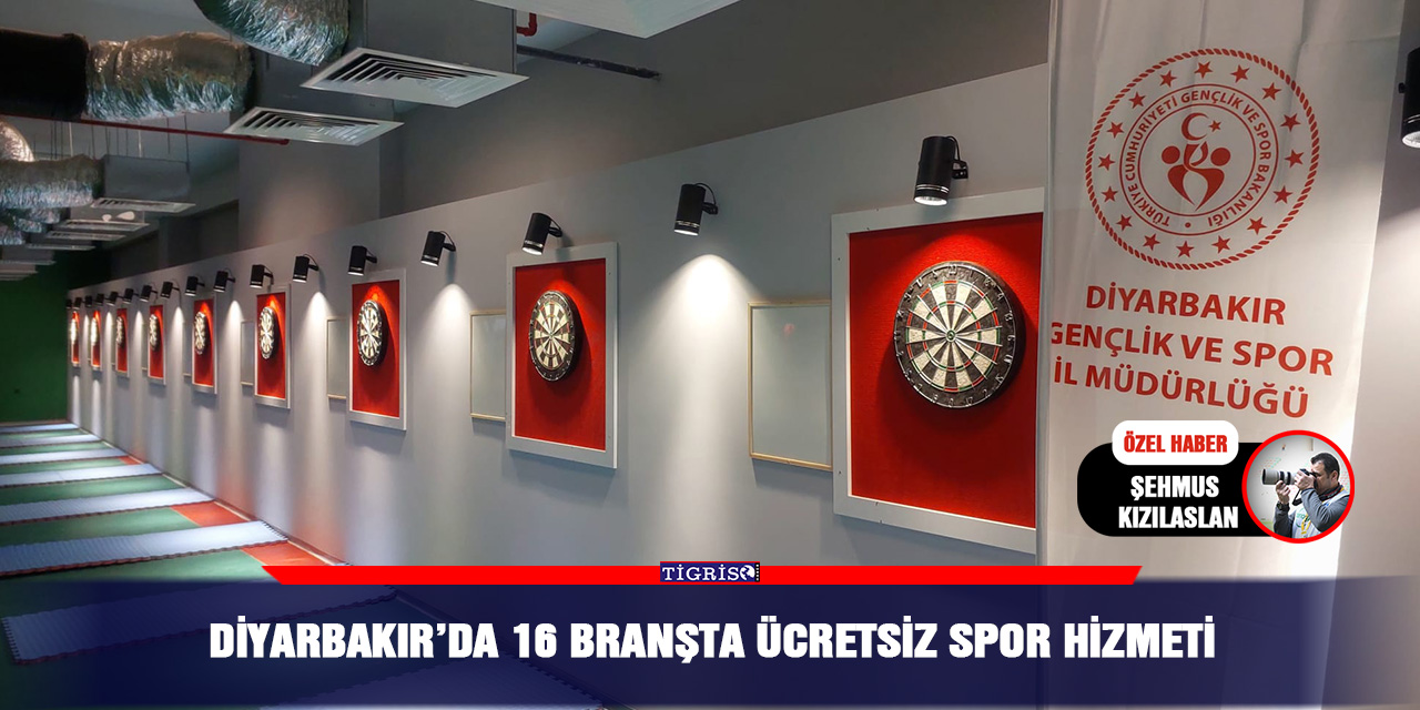 Diyarbakır’da 16 Branşta ücretsiz spor hizmeti