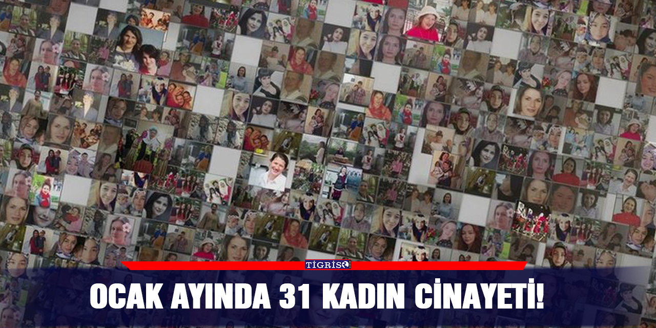 Ocak ayında 31 kadın cinayeti!