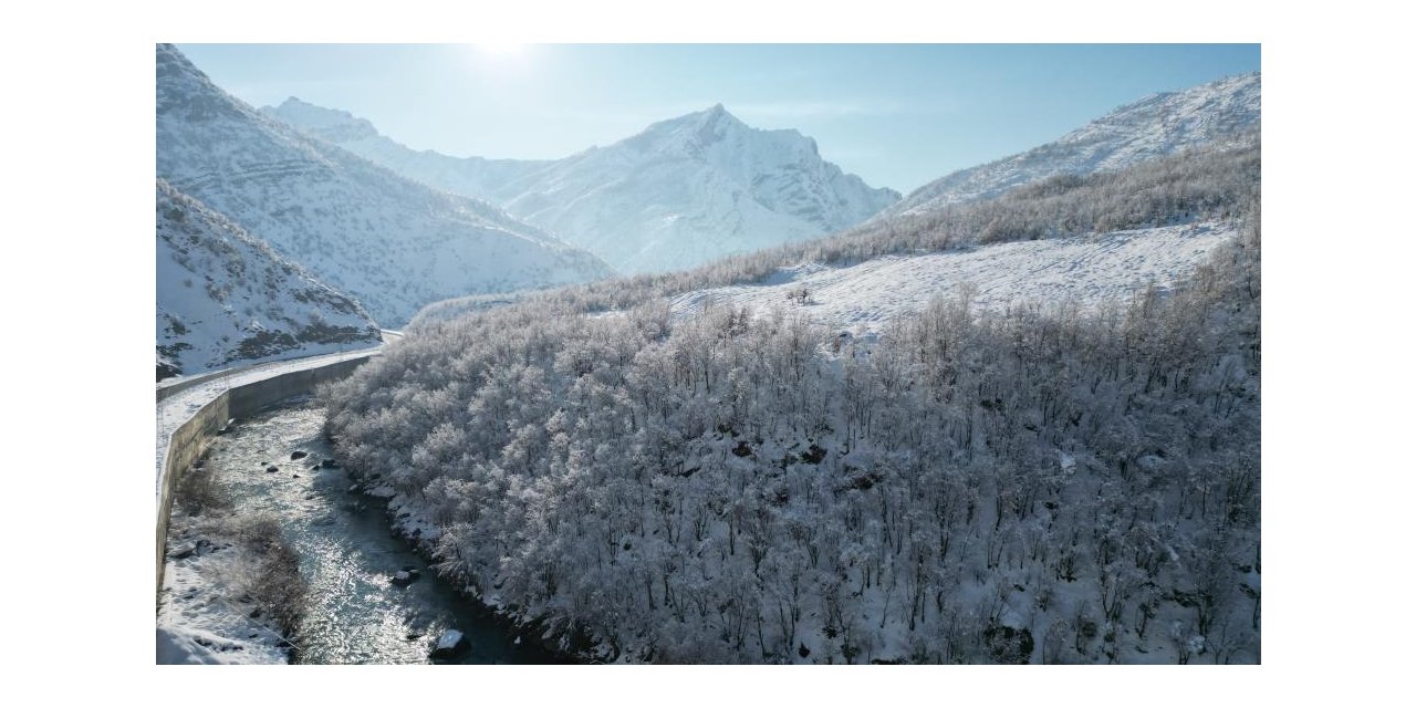 Tarihi bölge ve meşe ormanlarından kartpostallık manzaralar