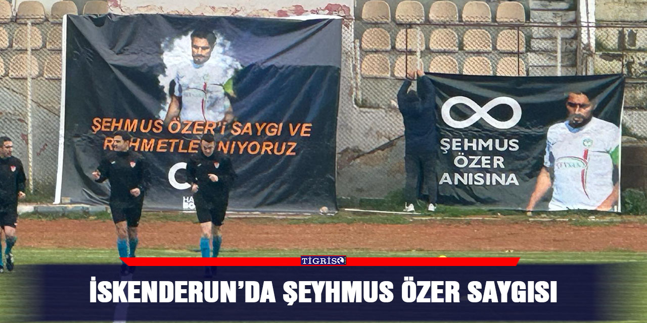 İskenderun’da Şeyhmus Özer saygısı