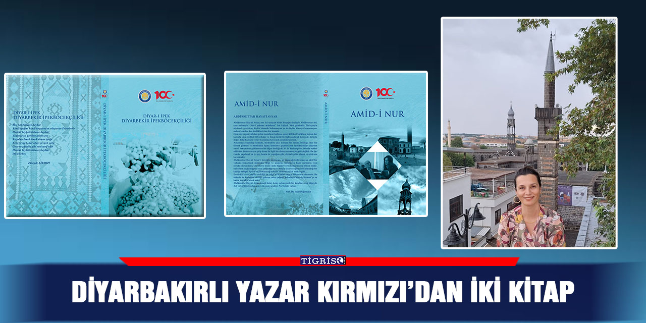 Diyarbakırlı yazar Kırmızı’dan iki kitap