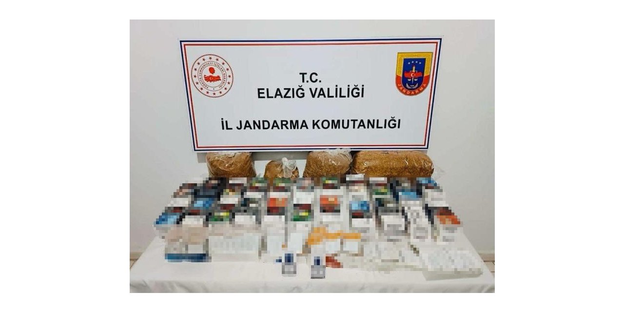 Kaçak tütün ve makaron ele geçirildi