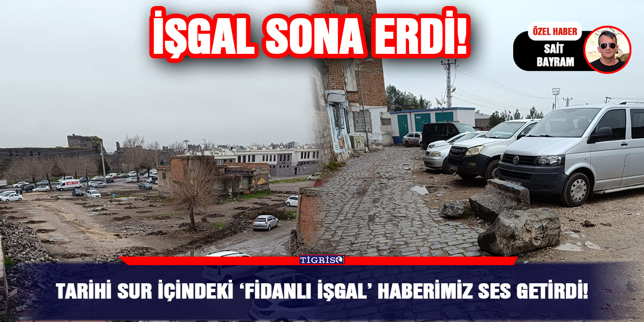 VİDEO - Tarihi Sur içindeki ‘Fidanlı İşgal’ haberimiz ses getirdi!