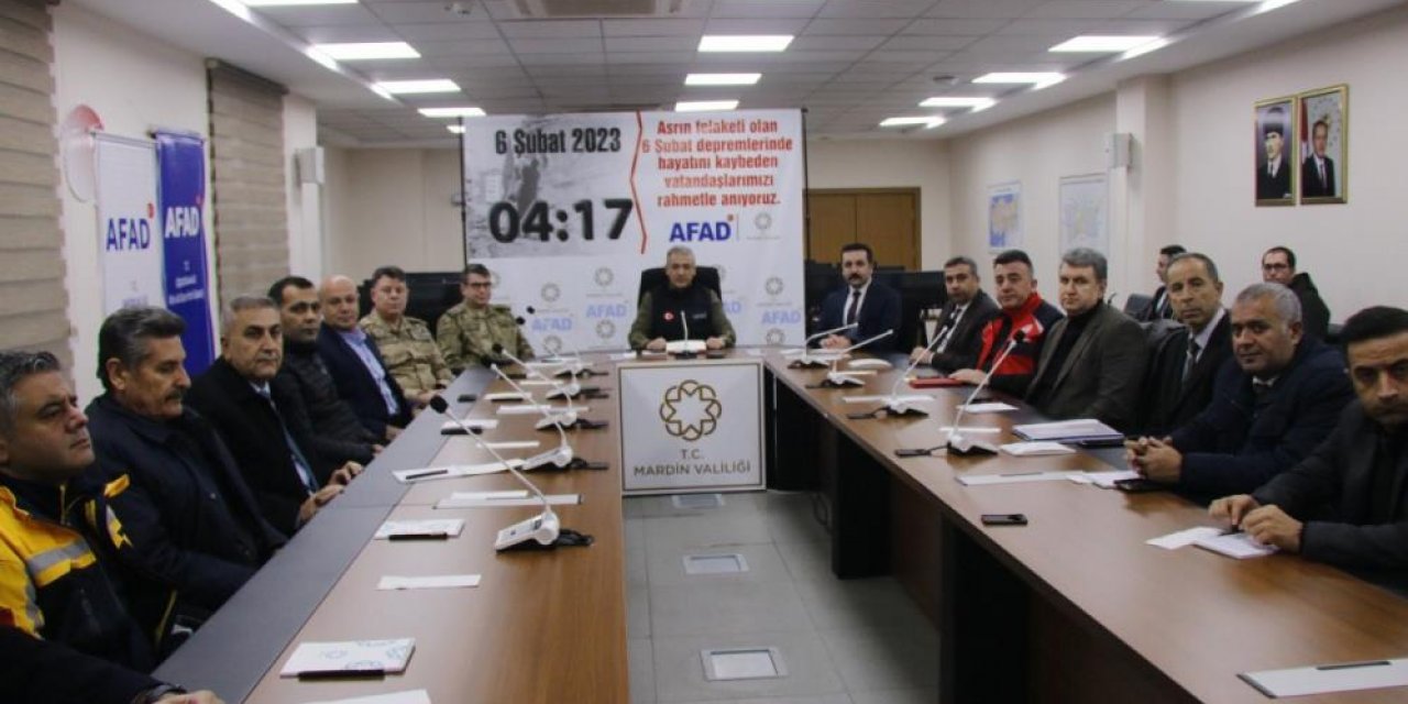 Mardin'de  hasar tespiti gerçekleştirildi