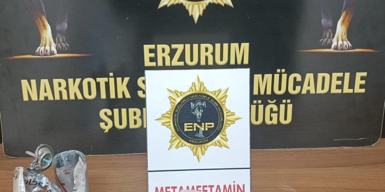 343 gram metamfetami yakalandı