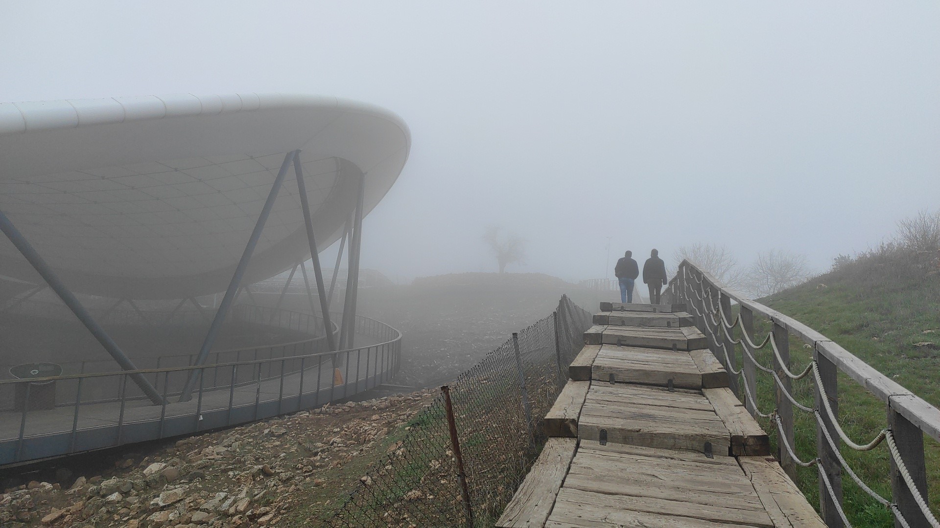 Göbeklitepe’de yoğun sis