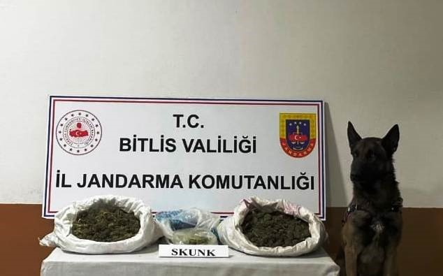 10 kilo skunk maddesi ele geçirildi