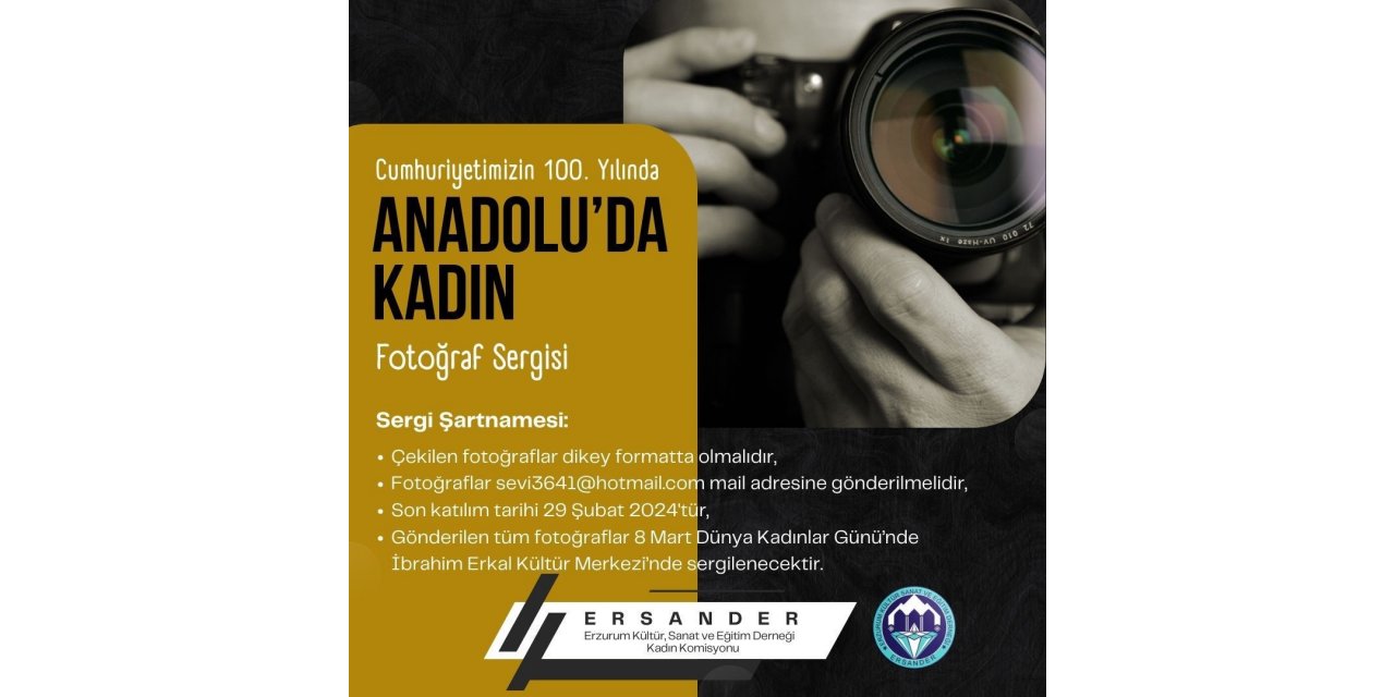 ‘Anadolu’da Kadın’ konulu fotoğraf sergisi