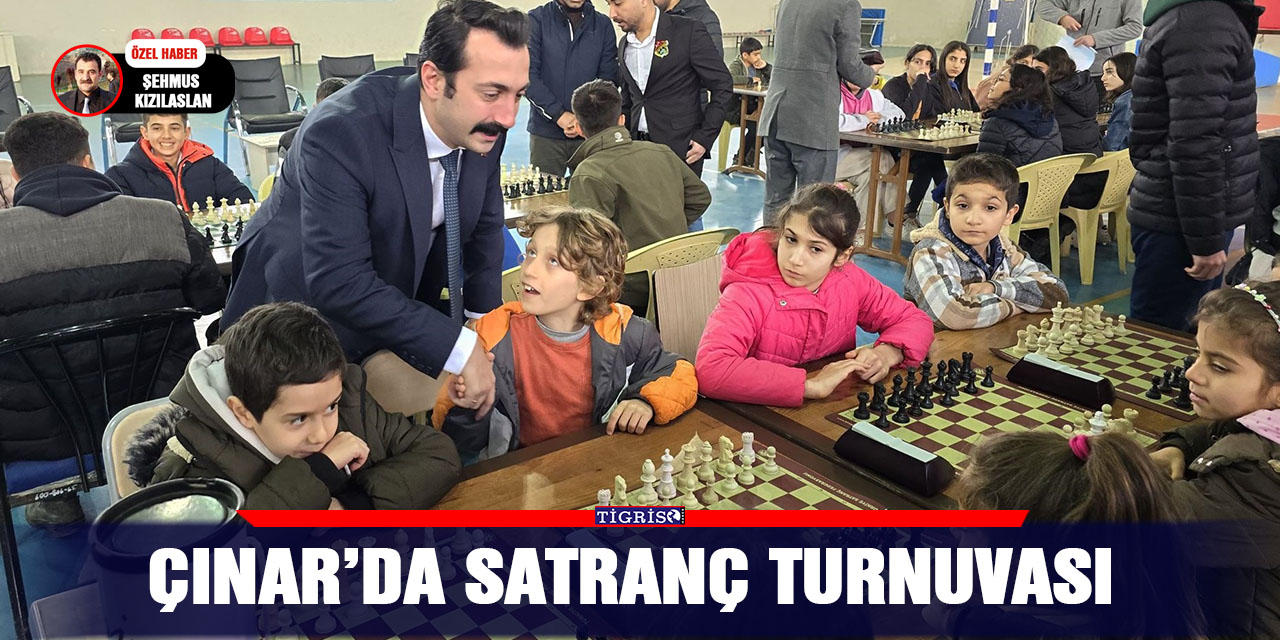 Çınar’da satranç turnuvası