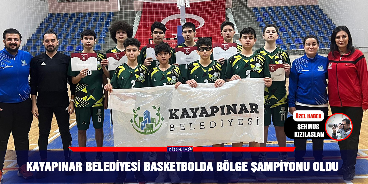Kayapınar Belediyesi Basketbolda bölge şampiyonu oldu