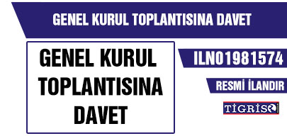 GENEL KURUL TOPLANTISINA DAVET