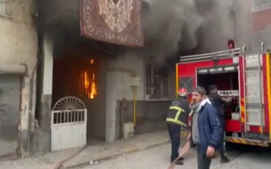 Urfa'da yangın faciası: 1 ölü